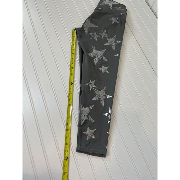 Aerie Gray Velvet & Star Print Pull on Leggings Bundle OF 2 Size M - Picture 5 of 9